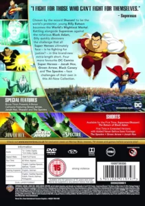 Black adam DVD back - Tout Superman est dans Mag Of Steel