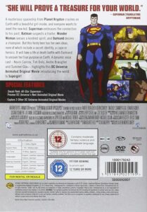 Superman Batman Apocalypse DVD back - Tout Superman est dans Mag Of Steel