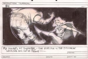 storyboard supergirl 1984 4 - Tout Superman est dans Mag Of Steel