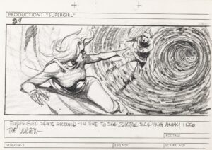 storyboard supergirl 1984 5 - Tout Superman est dans Mag Of Steel