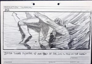 storyboard supergirl 1984 6 - Tout Superman est dans Mag Of Steel