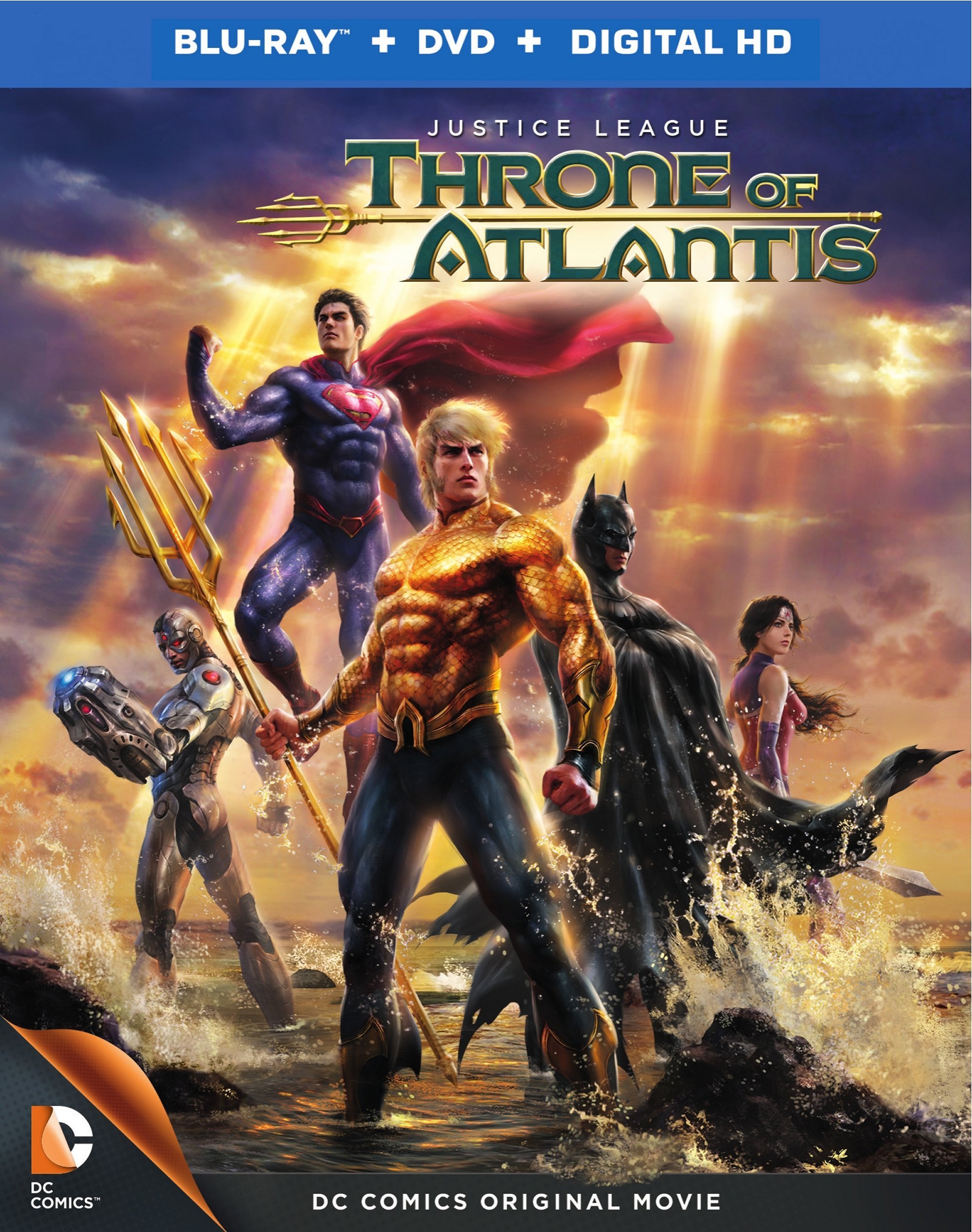 - Tout Superman est dans Mag Of Steel justice league throne of atlantis blu ray cover 95 - Tout Superman est dans Mag Of Steel