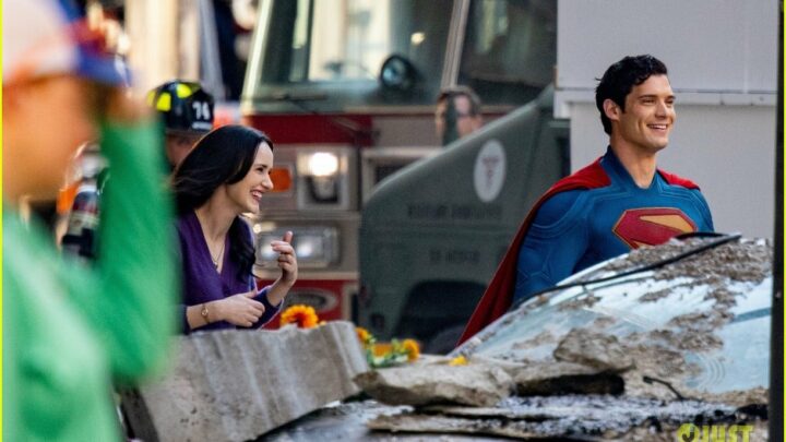 Des photos de tournage avec Lois Lane, Perry et Superman !